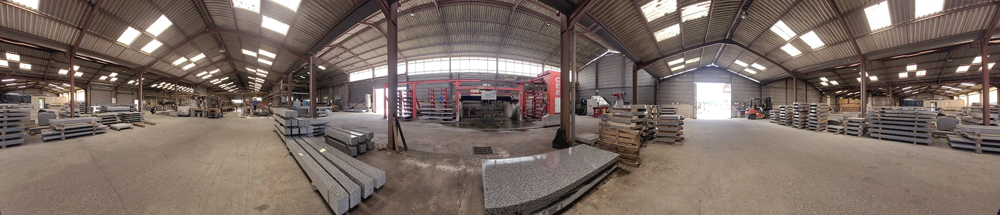 panoramaRoseGranits Panorama usine Rose Granits